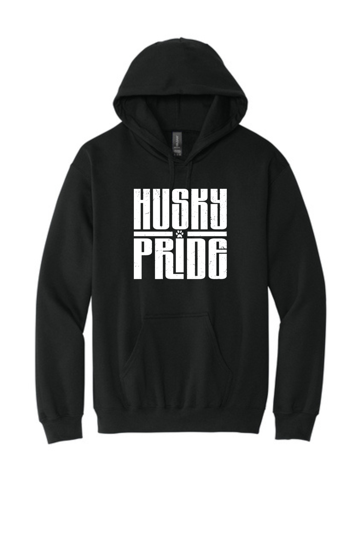 ADULT BLACK HUSKY PRIDE HOODIE