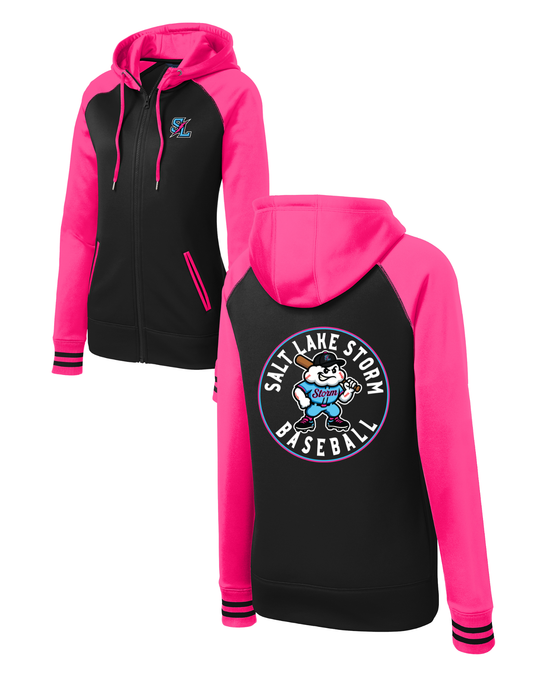 STORM  Varsity ZIP HOODIE * WOMENS