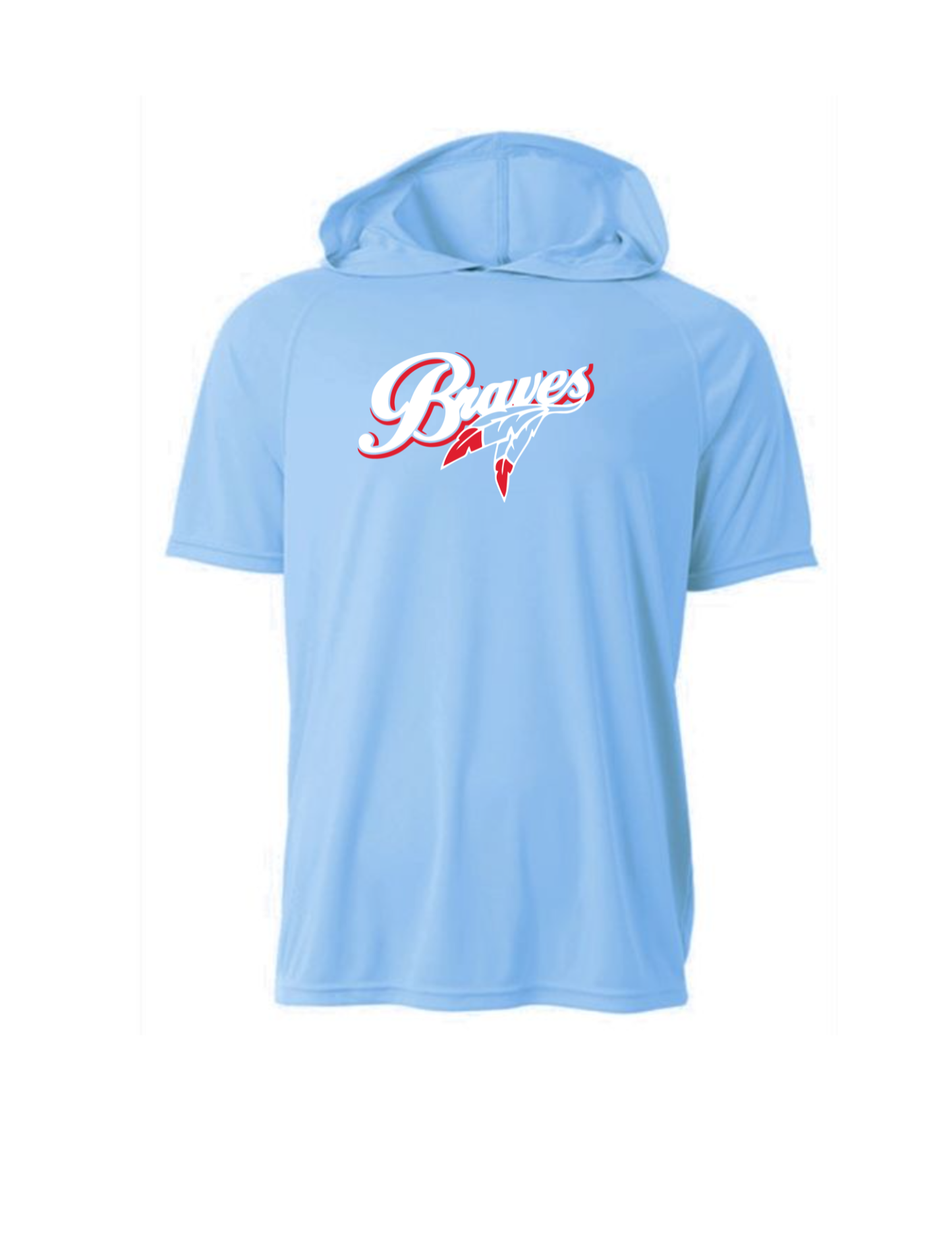 BRAVES HOODED SPORT Shirt BLUE