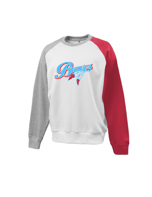 BRAVES COLOR BLOCK  CREWNECK *options