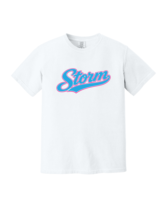 STORM WHITE HEAVY WEIGHT T SHIRTS