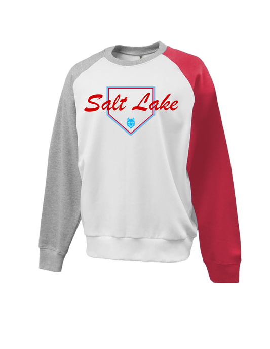 WOLF COLORBLOCK  CREWNECK