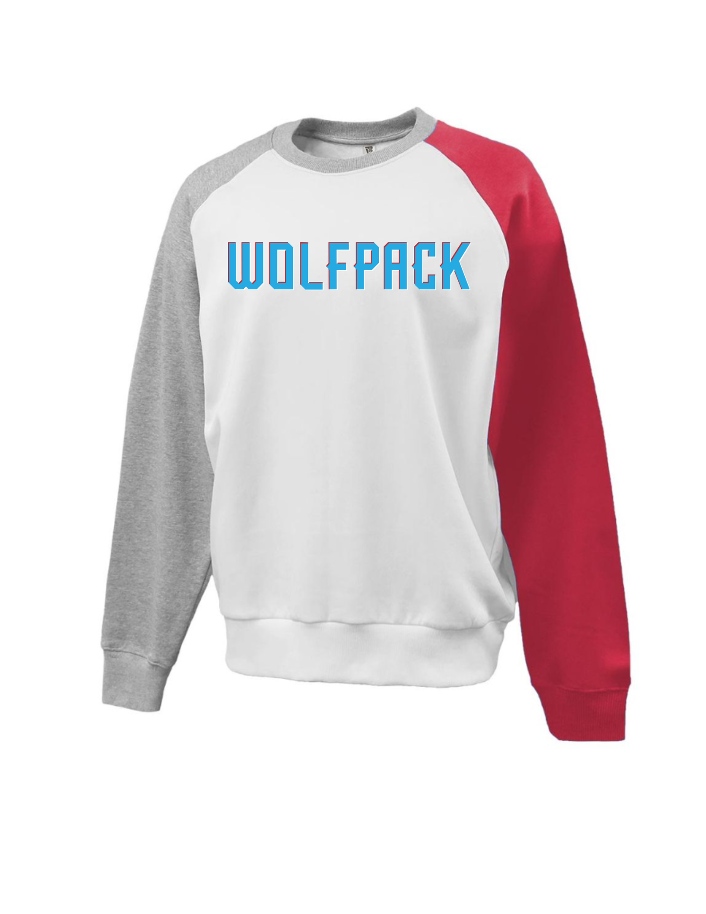 WOLF COLORBLOCK  CREWNECK
