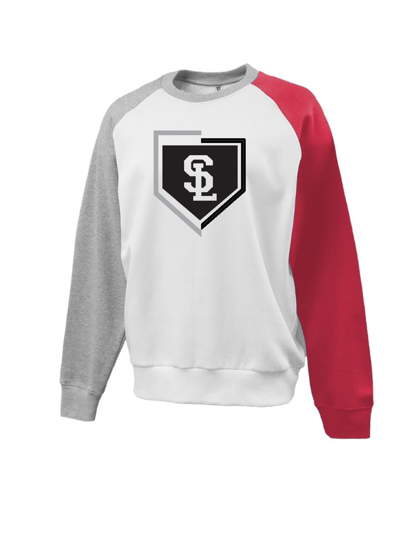 WOLF COLORBLOCK  CREWNECK