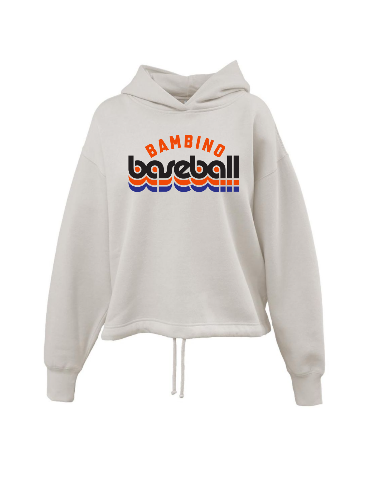 Bambino Womens Tie Hoodie