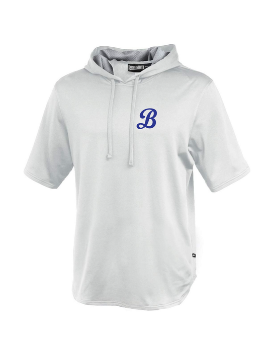 Bambino short sleeve warm up hoodie