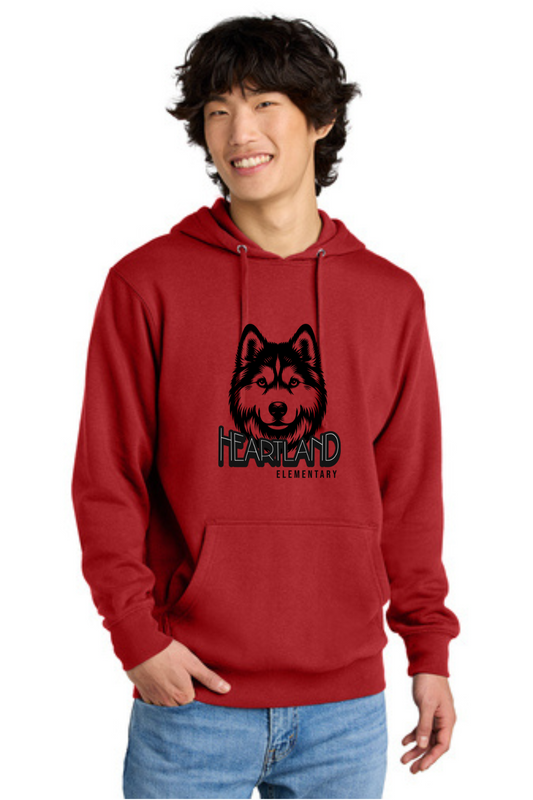 ADULT RED HEARTLAND HOODIE