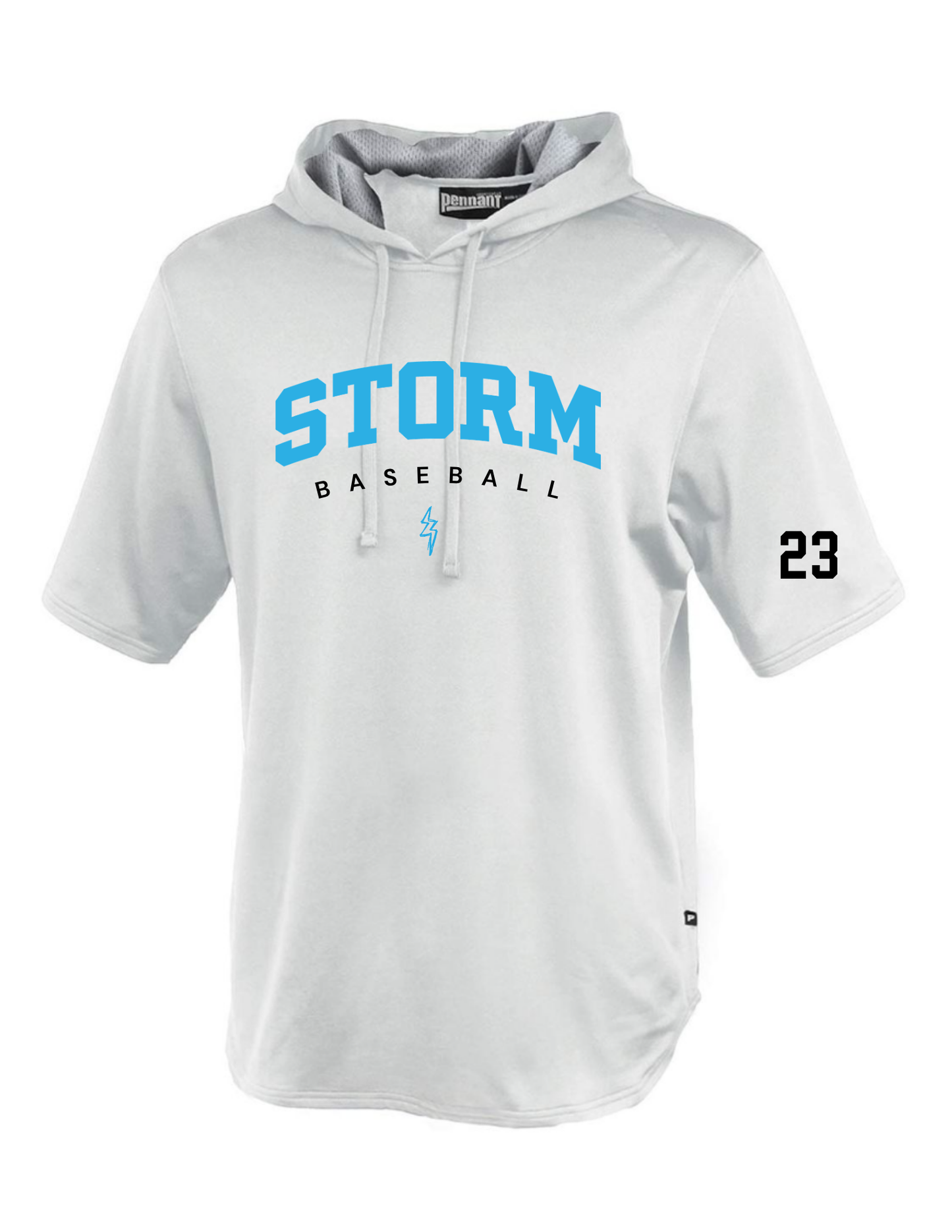 STORM BSBL # short sleeve warm up hoodie